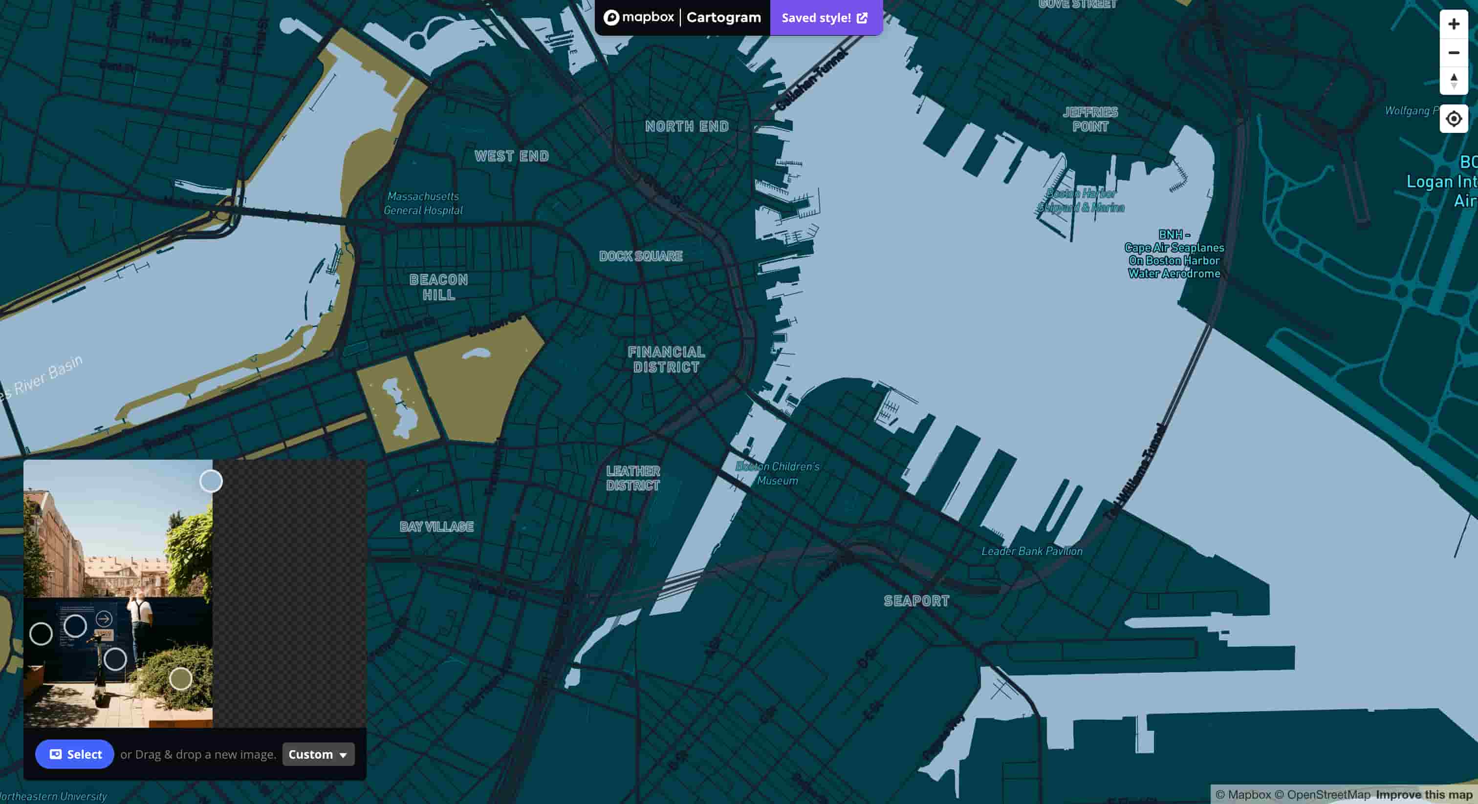 Mapbox exploration 4 using cartogram